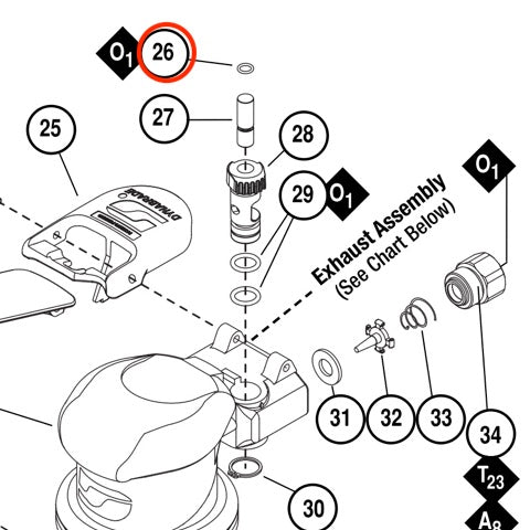 DYNABRADE Repuestos: Partes para Dynorbital TODAS | Expertos-Abrasivos