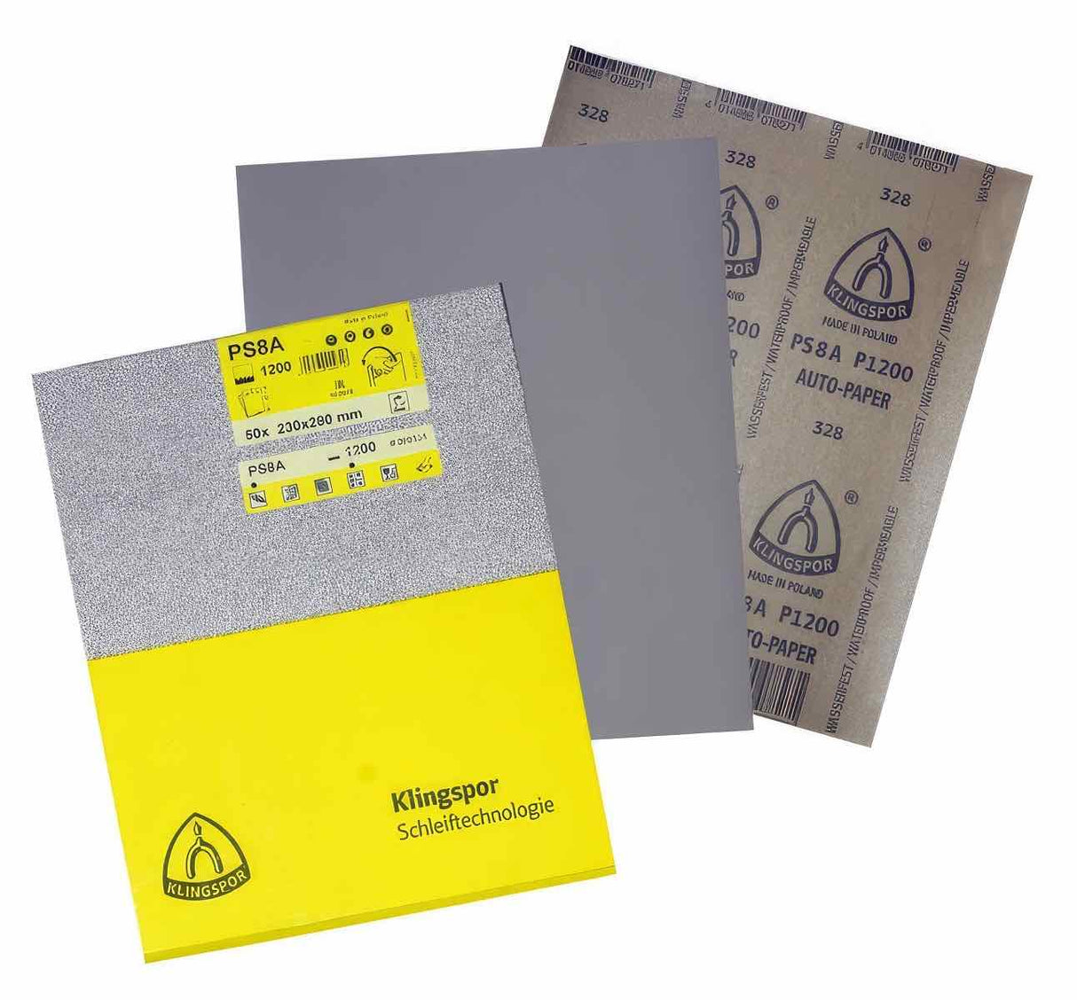 KLINGSPOR Pliego de Lija al Agua PS8 Económica | Expertos-Abrasivos