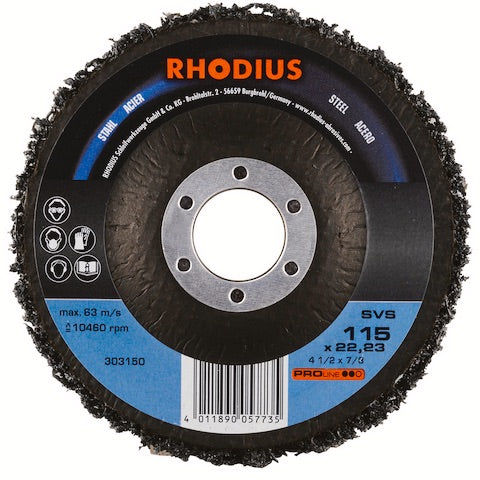 RHODIUS Disco Mopa / Flap SVS PROline / Acero | Expertos-Abrasivos