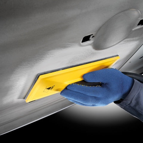 SIA flat sanding block application