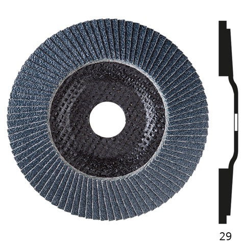 SONNENFLEX Discos Mopa / Flap Silverstar Zirconia | Expertos-Abrasivos
