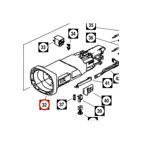 DYNABRADE Repuestos: Partes para Electric DYNAFILE II Belt tool | Expertos-Abrasivos