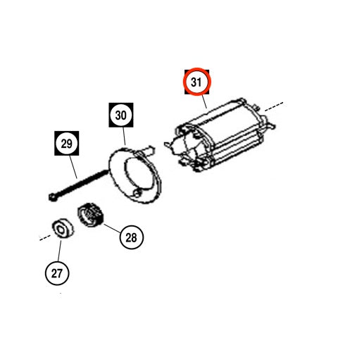 DYNABRADE Repuestos: Partes para Electric DYNAFILE II Belt tool | Expertos-Abrasivos