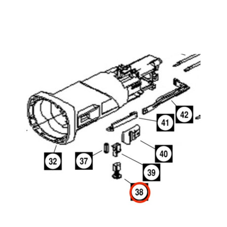 DYNABRADE Repuestos: Partes para Electric DYNAFILE II Belt tool | Expertos-Abrasivos