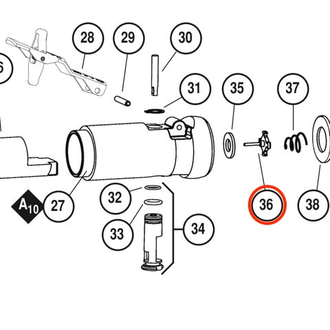 DYNABRADE Repuestos: para Dynabuffer 3" 57126 | Expertos-Abrasivos