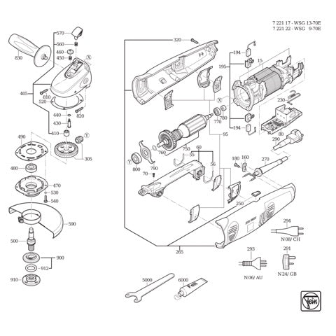 FEIN WSG13-70E
