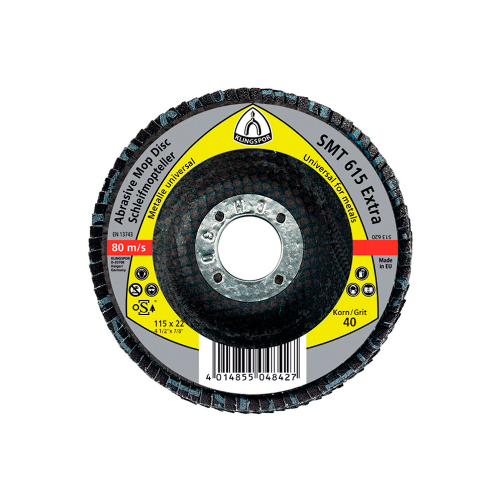 KLINGSPOR Discos Mopa / Flap SMT615 | Expertos-Abrasivos