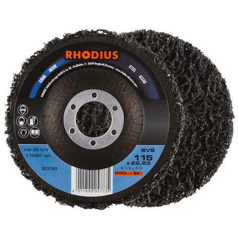 RHODIUS Disco Mopa / Flap SVS PROline / Acero | Expertos-Abrasivos