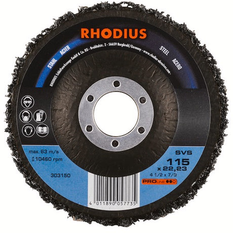 RHODIUS Disco Mopa / Flap SVS PROline / Acero | Expertos-Abrasivos