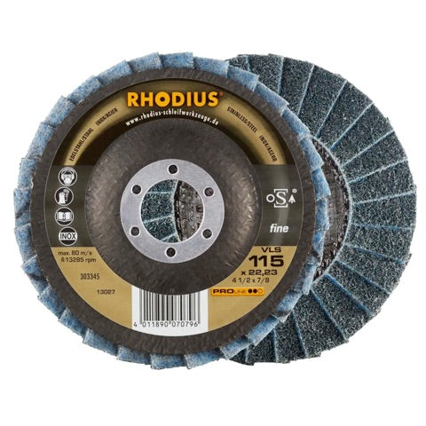 RHODIUS Disco Mopa / Flap VLS PROline / Inox | Expertos-Abrasivos