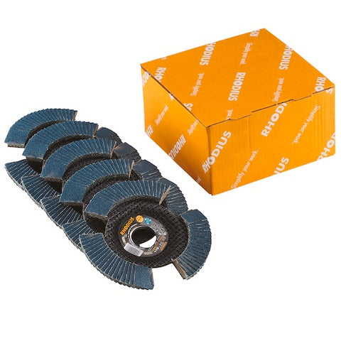 RHODIUS Disco Mopa / Flap Vision Pro PROline / Acero | Expertos-Abrasivos