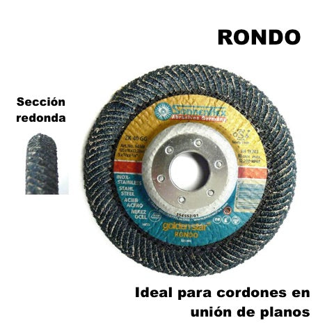 SONNENFLEX Discos Mopa / Flap Rondo Doble Cara | Expertos-Abrasivos