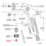 SATA Partes: 1503 Tornillo para Perilla Regulación Palma / Econoline 1.0 / KLC | Expertos-Abrasivos